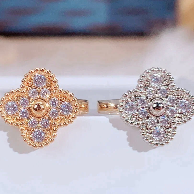 [Perla Lux]CLOVER DIAMOND RING