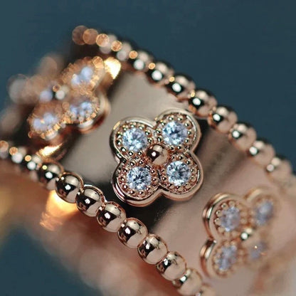 [Perla Lux]CLOVER KALEIDOSCOPE RING 10MM
