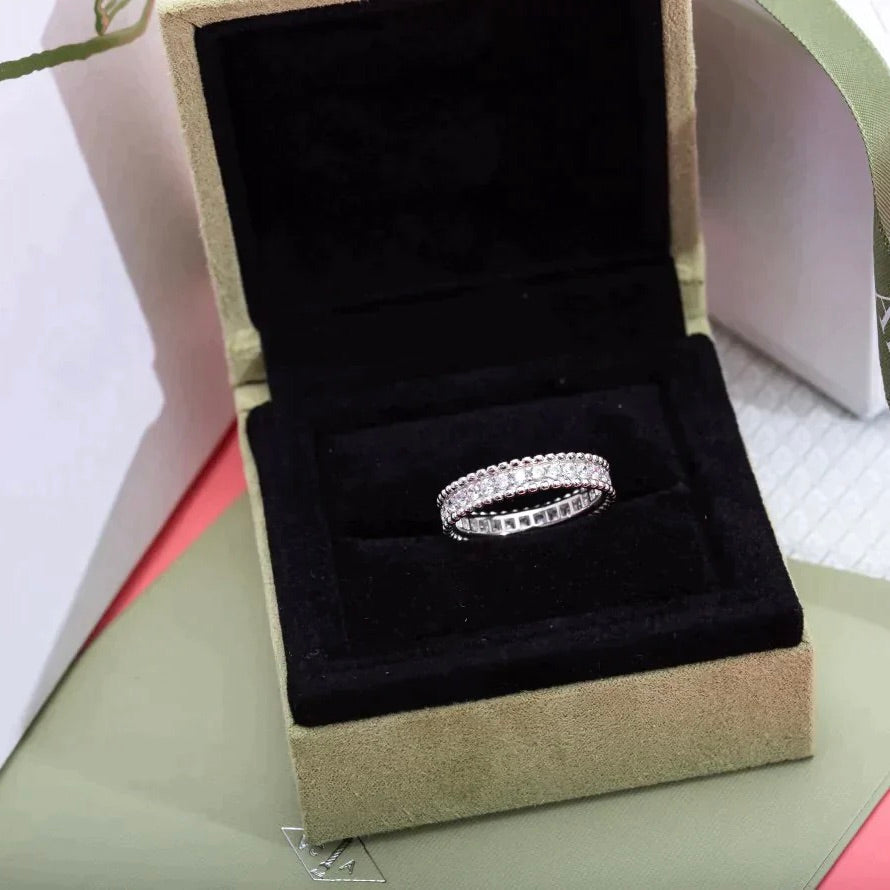 [Perla Lux]PERLEE DIAMOND SILVER RING