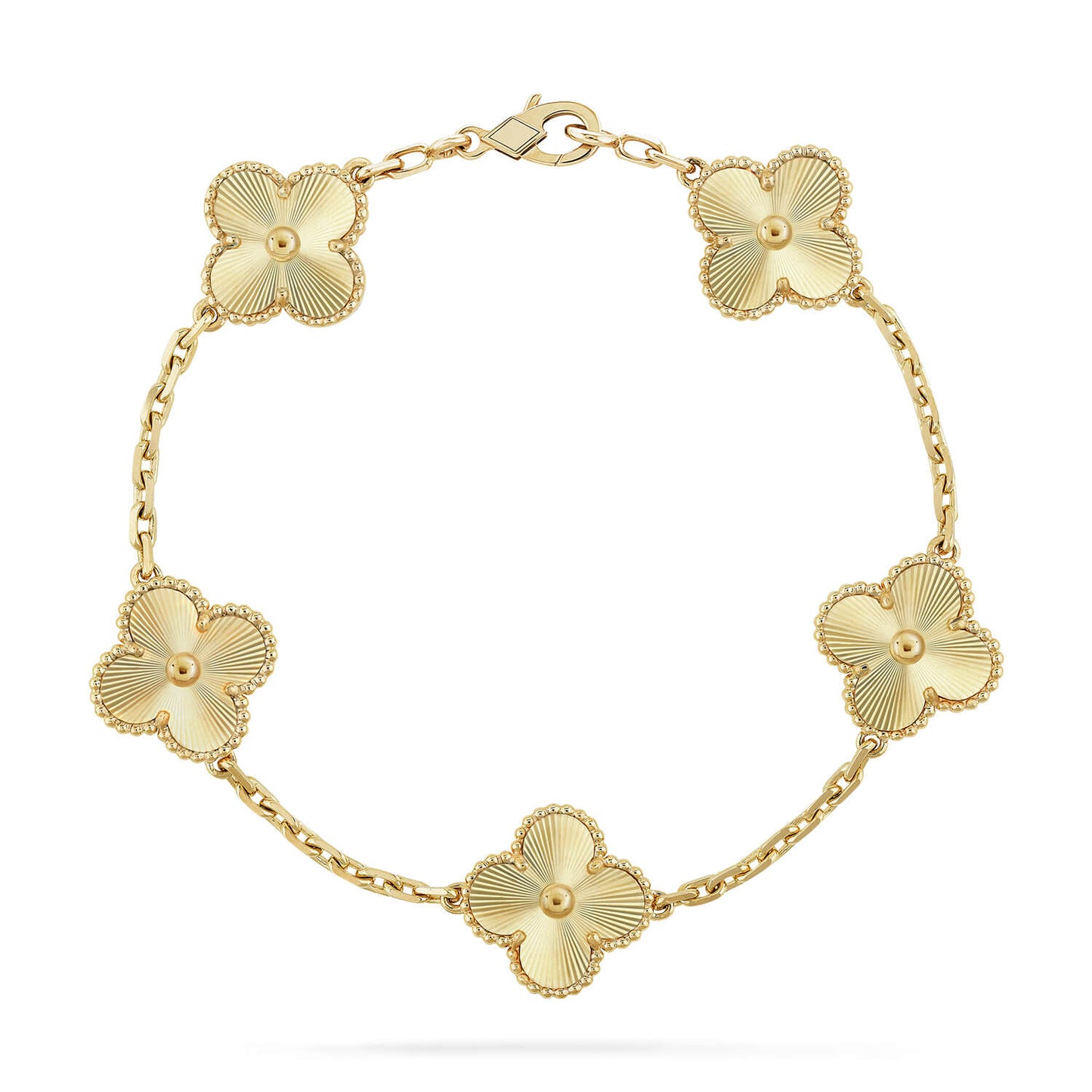 [Perla Lux]CLOVER 5 FLOWERS LASER BRACELET