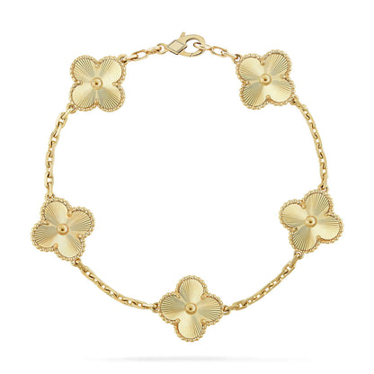 [Perla Lux]CLOVER 5 FLOWERS LASER BRACELET