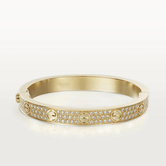 [Perla Lux]LOVE BRACELET 6.1MM DIAMOND-PAVED
