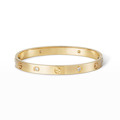 [Perla Lux]LOVE BRACELET 6.1MM 4 DIAMONDS