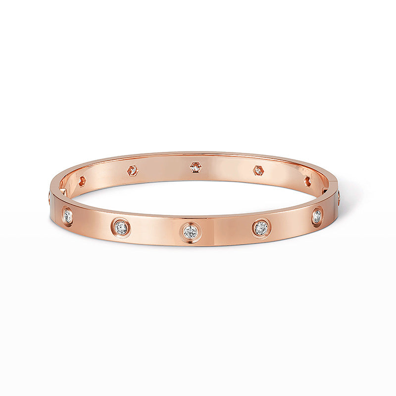 [Perla Lux]LOVE BRACELET 6.1MM 10 DIAMONDS