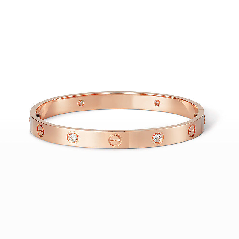 [Perla Lux]LOVE BRACELET 6.1MM 4 DIAMONDS