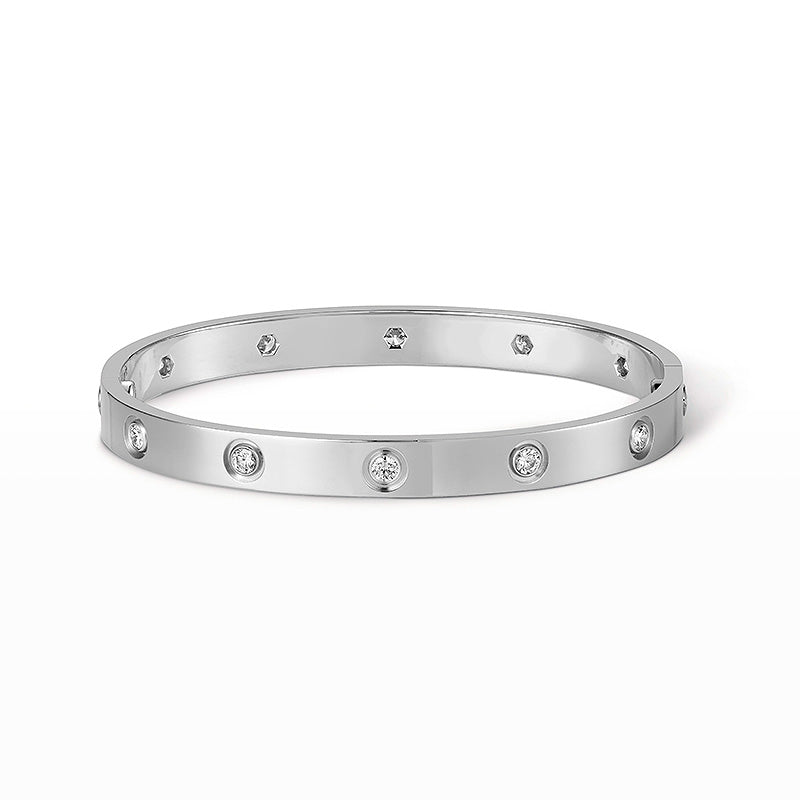 [Perla Lux]LOVE BRACELET 6.1MM 10 DIAMONDS