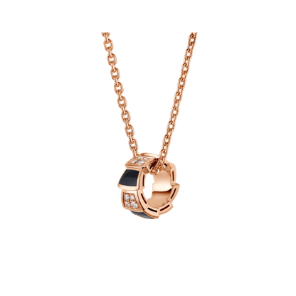 [Perla Lux]SERPENTI PEDANT DIAMOND NECKLACE