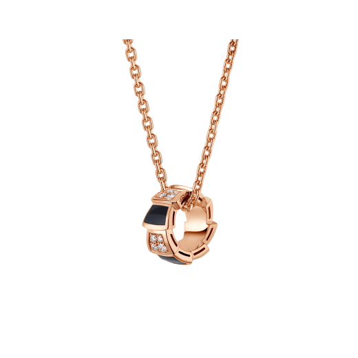 [Perla Lux]SERPENTI PEDANT DIAMOND NECKLACE