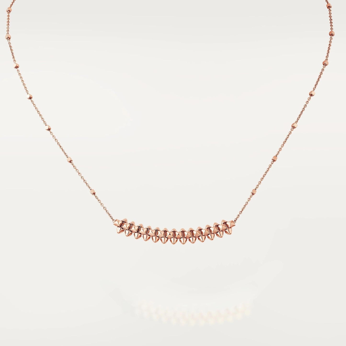 [Perla Lux]CLASH PINK GOLD NECKLACE