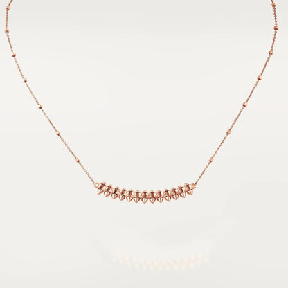 [Perla Lux]CLASH PINK GOLD NECKLACE