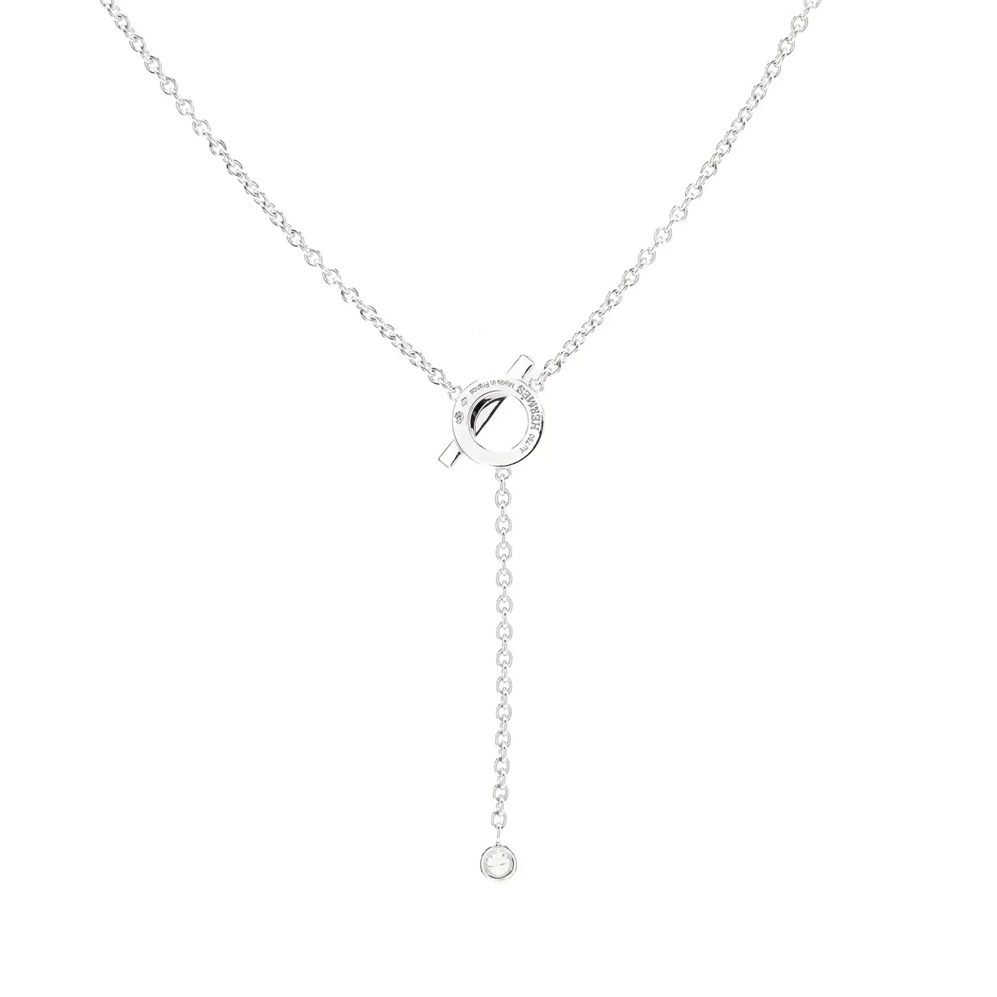 [Perla Lux]FINESSE SILVER DIAMOND NECKLACE