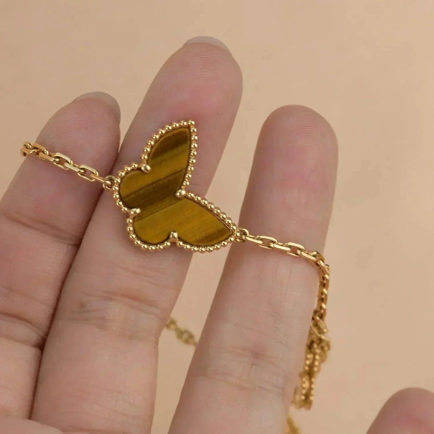 [Perla Lux]LUCKY SPRING 5 MOTIF GOLD BRACELET