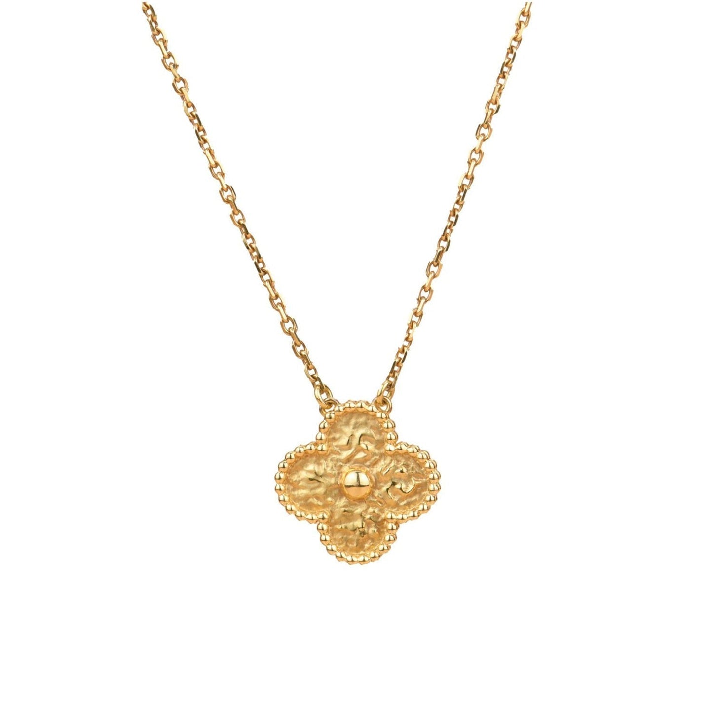 [Perla Lux]CLOVER 15MM  BRONZING NECKLACE