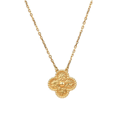 [Perla Lux]CLOVER 15MM  BRONZING NECKLACE