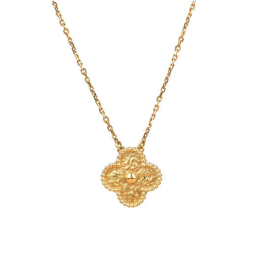 [Perla Lux]CLOVER 15MM  BRONZING NECKLACE