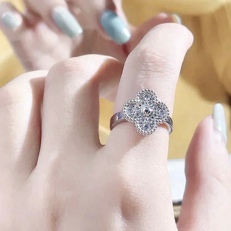 [Perla Lux]CLOVER DIAMOND RING