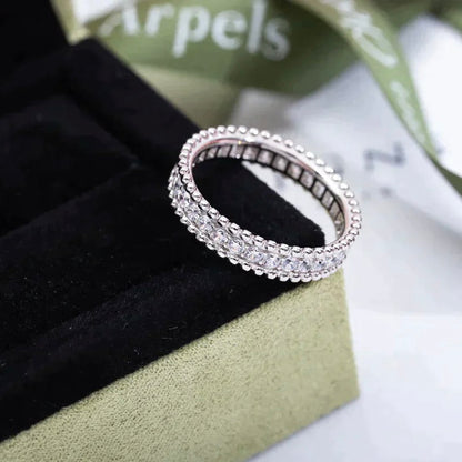 [Perla Lux]PERLEE DIAMOND SILVER RING