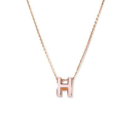 [Perla Lux]POP H PEDANT PINK GOLD