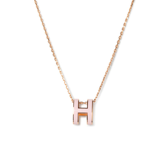 [Perla Lux]POP H PEDANT PINK GOLD