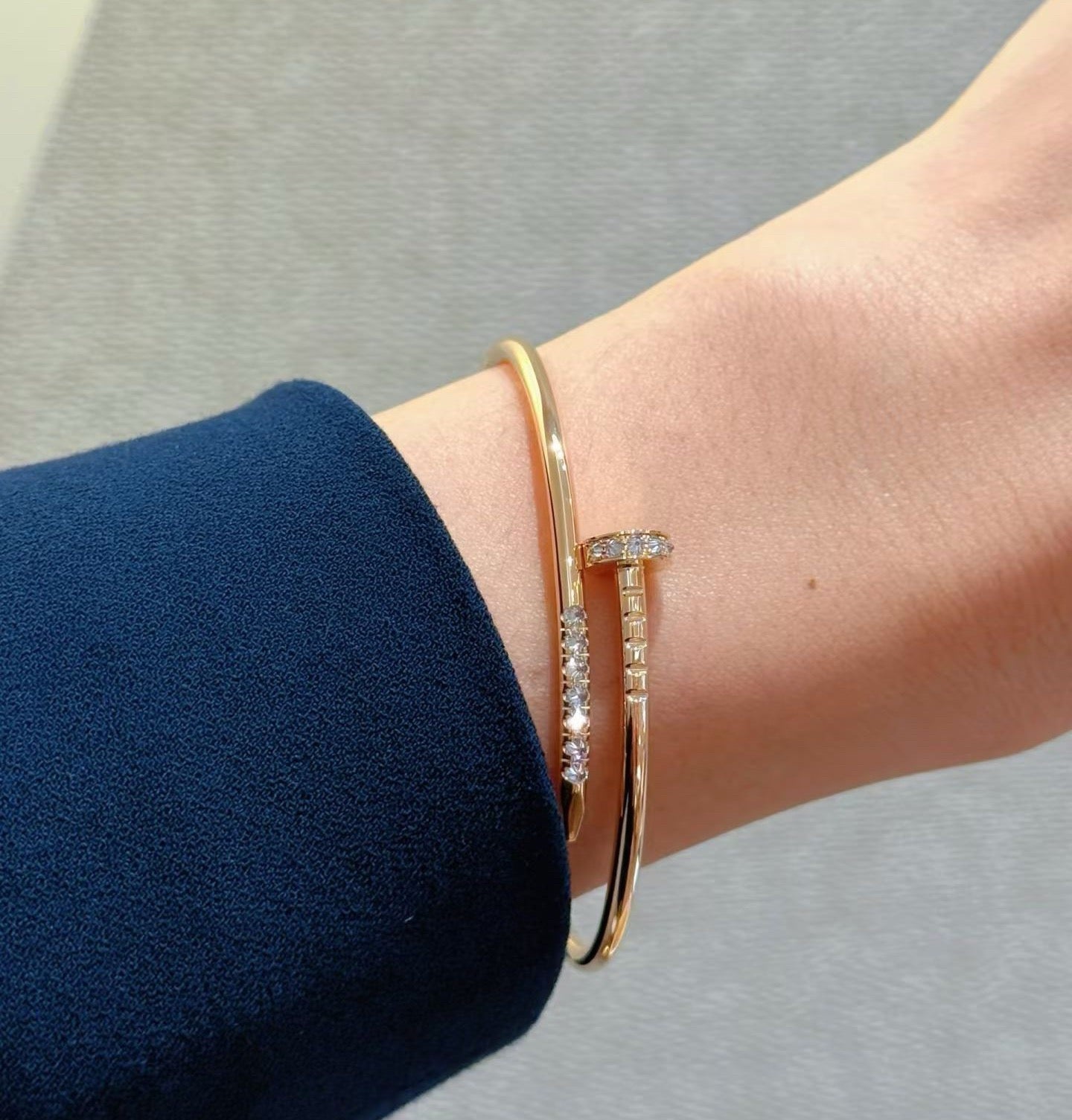 [Perla Lux]JUSTE BRACELET 2.5MM DIAMONDS NEW