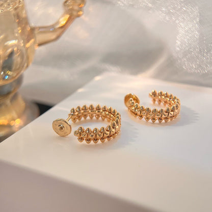 [Perla Lux]CLASH SMALL HOOP EARRINGS
