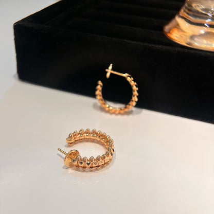 [Perla Lux]CLASH SMALL HOOP EARRINGS