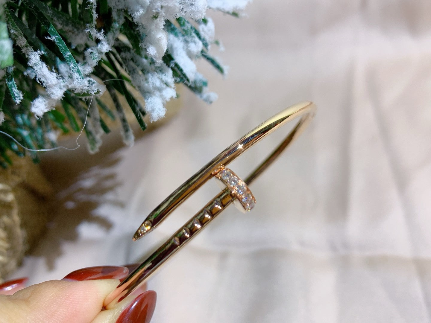 [Perla Lux]JUSTE BRACELET 2.5MM DIAMONDS