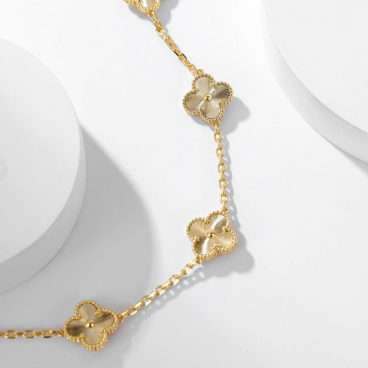 [Perla Lux]CLOVERS THE 10-MOTIFS LASER NECKLACE