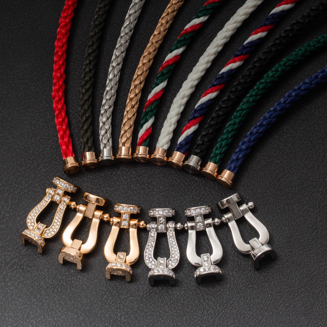 [Perla Lux]FORCE LARGE HORSESHOE NO DIAMOND BRACELET GOLD