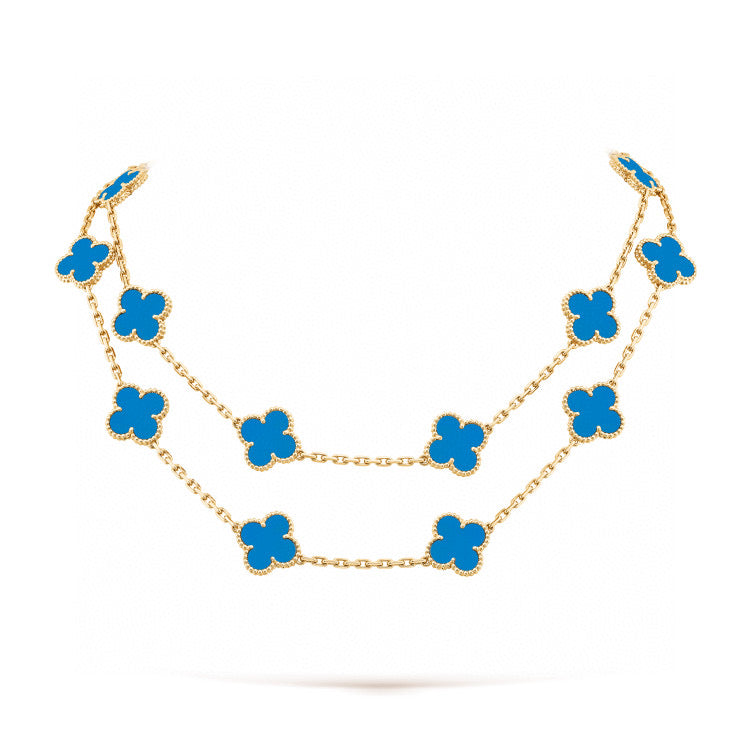 [Perla Lux]CLOVER 20 MOTIFS TURQUOISE GOLD