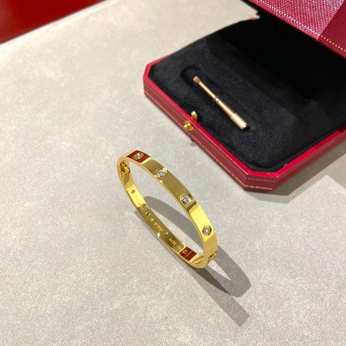 [Perla Lux]LOVE BRACELET 6.1MM 10 DIAMONDS