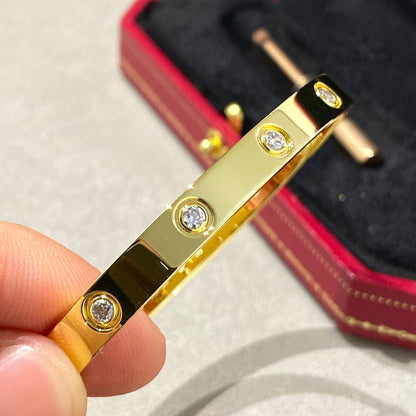 [Perla Lux]LOVE BRACELET 6.1MM 10 DIAMONDS