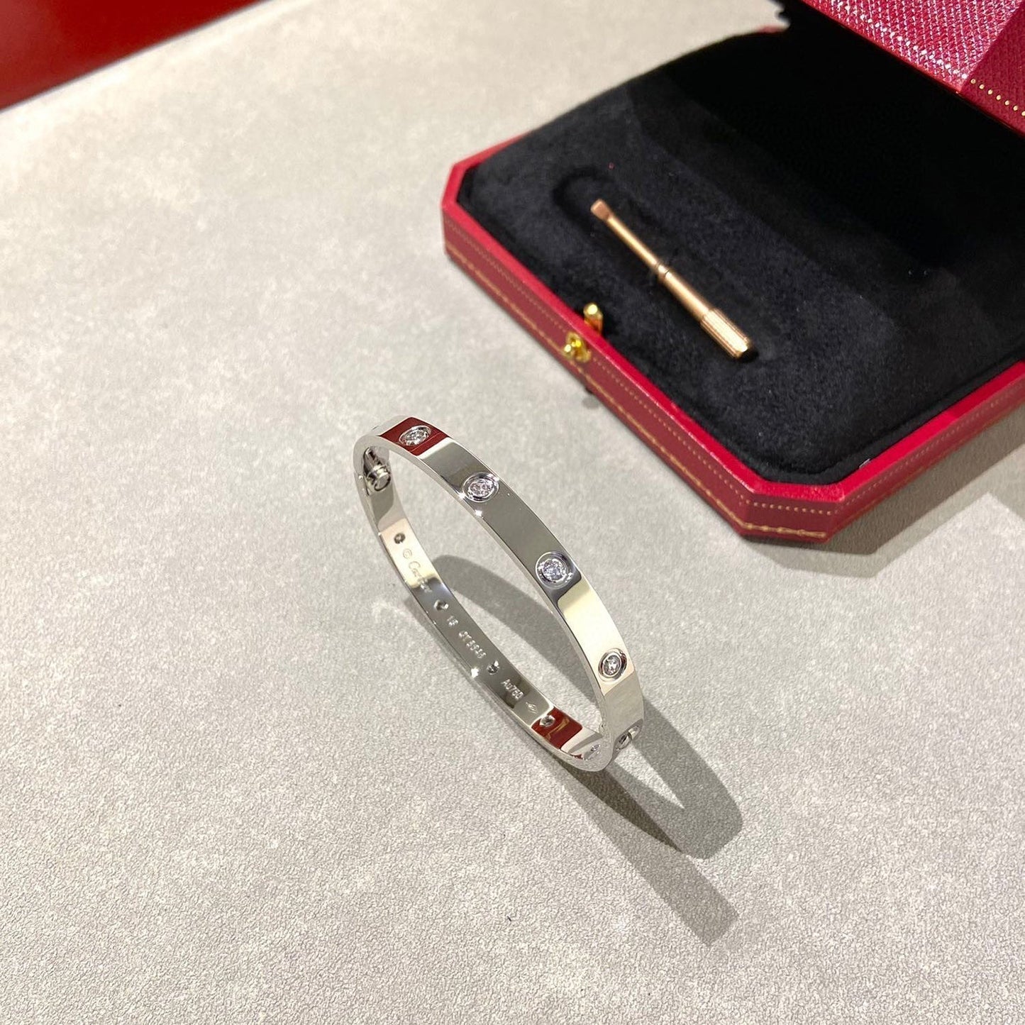 [Perla Lux]LOVE BRACELET 6.1MM 10 DIAMONDS