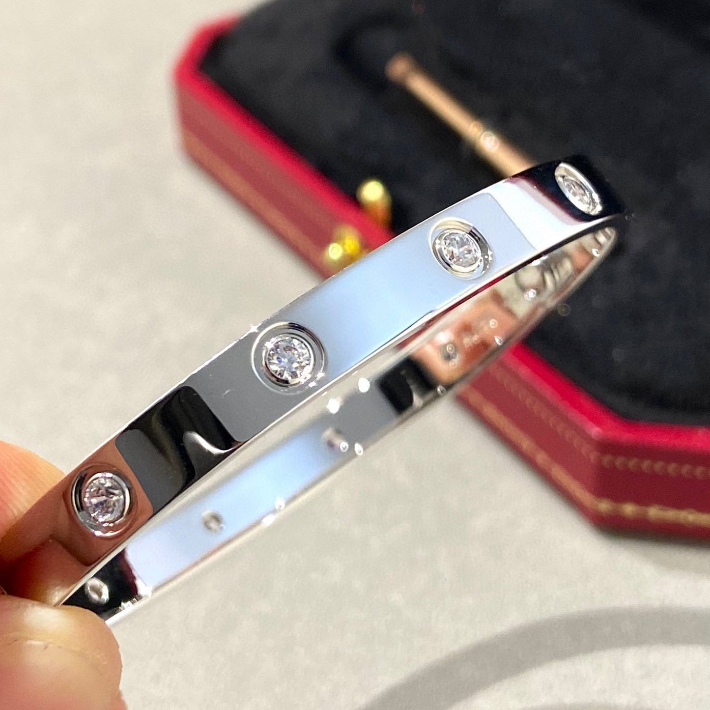 [Perla Lux]LOVE BRACELET 6.1MM 10 DIAMONDS