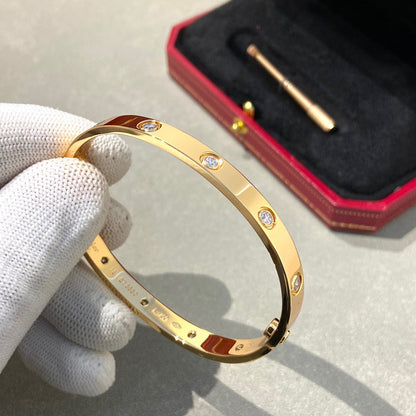 [Perla Lux]LOVE BRACELET 6.1MM 10 DIAMONDS
