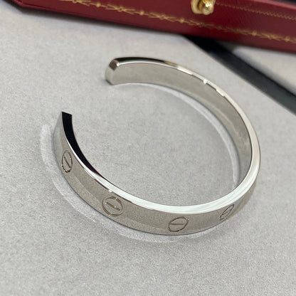 [Perla Lux]LOVE BRACELET 6.1MM 1 DIAMOND OPEN CUFF