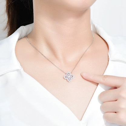 [Perla Lux]LOOP NECKLACE FULL MOTIF DIAMOND 16MM MULTIPLE COLORS