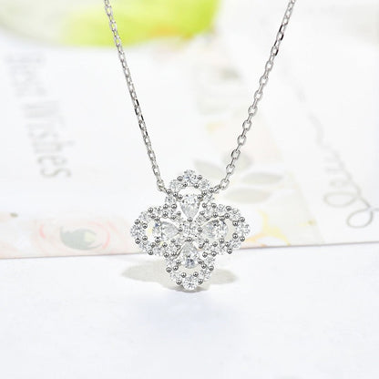 [Perla Lux]LOOP NECKLACE FULL MOTIF DIAMOND 16MM MULTIPLE COLORS
