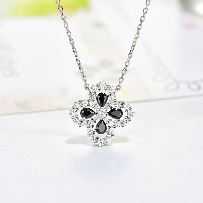 [Perla Lux]LOOP NECKLACE FULL MOTIF DIAMOND 16MM MULTIPLE COLORS