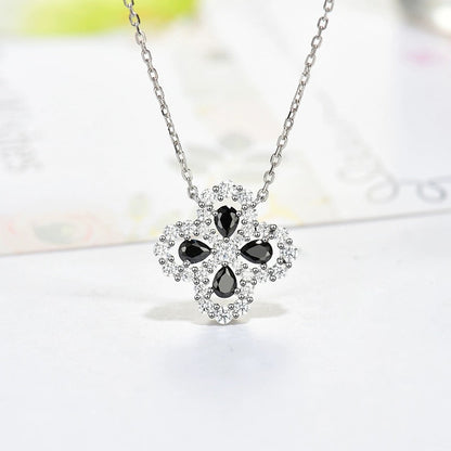 [Perla Lux]LOOP NECKLACE FULL MOTIF DIAMOND 16MM MULTIPLE COLORS