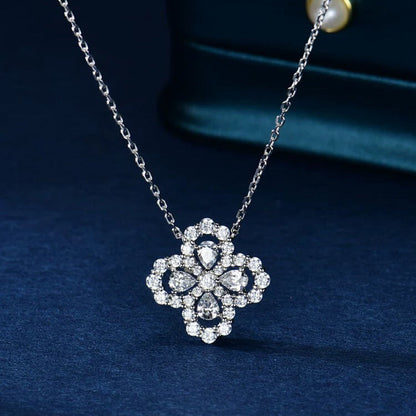 [Perla Lux]LOOP NECKLACE FULL MOTIF DIAMOND 16MM MULTIPLE COLORS