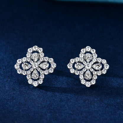 [Perla Lux]LOOP EARRINGS FULL MOTIF DIAMOND 16MM