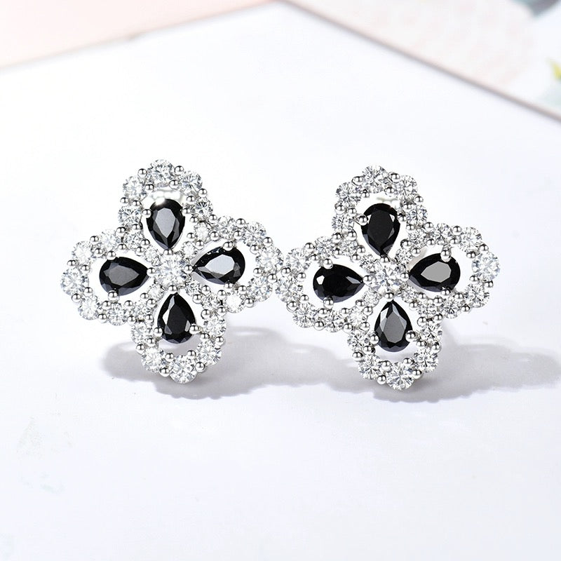 [Perla Lux]LOOP EARRINGS FULL MOTIF DIAMOND 16MM
