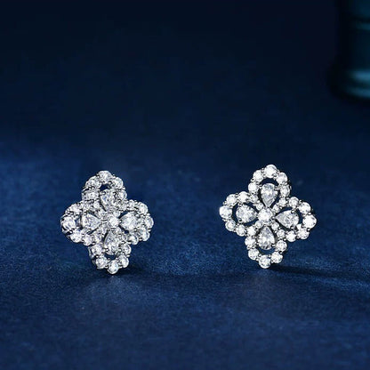 [Perla Lux]LOOP EARRINGS FULL MOTIF DIAMOND 16MM
