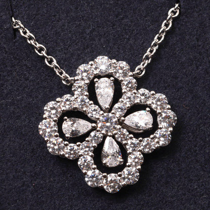 [Perla Lux]LOOP NECKLACE FULL MOTIF DIAMOND 16MM MULTIPLE COLORS
