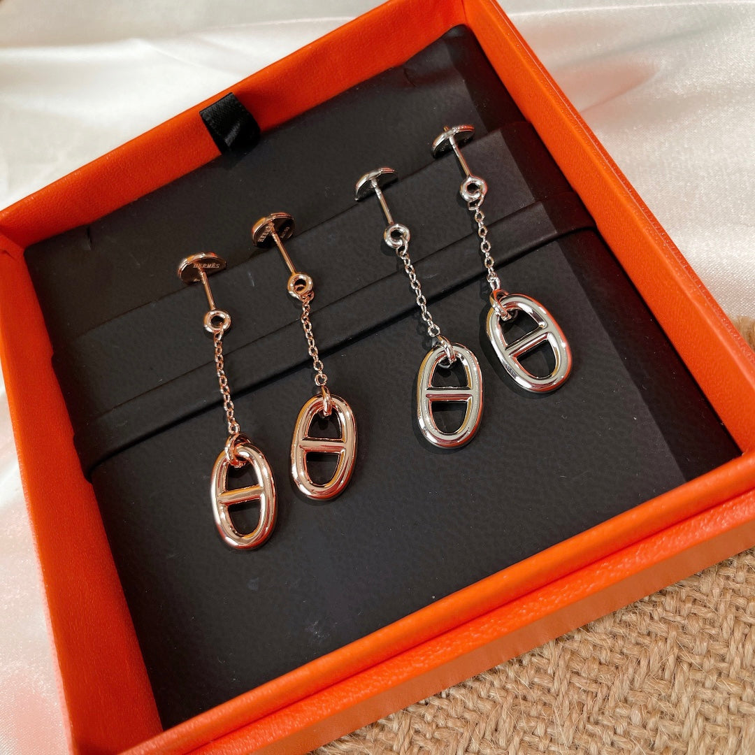 [Perla Lux]CHAINE TASSEL EARRINGS