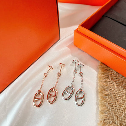 [Perla Lux]CHAINE TASSEL EARRINGS