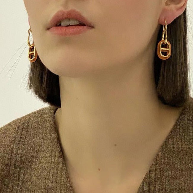 [Perla Lux]HM O'MAILLON GOLD EARRINGS