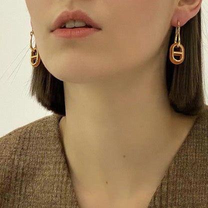 [Perla Lux]HM O'MAILLON GOLD EARRINGS