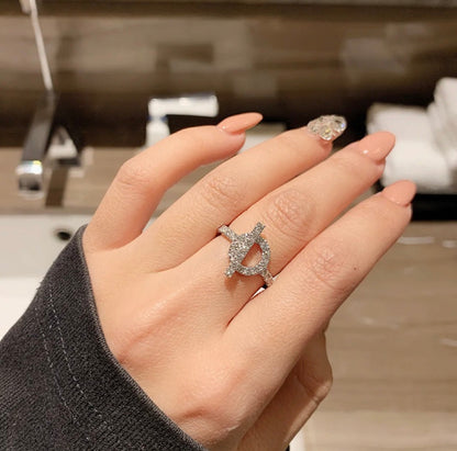 [Perla Lux]ECHAPPEE RING SILVER DIAMOND